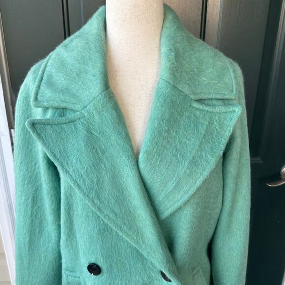 NWT Avec Les Filles Sea Breeze Mint Peacoat XS Scandi Girl Pastel Preppy Soft - Picture 2 of 11